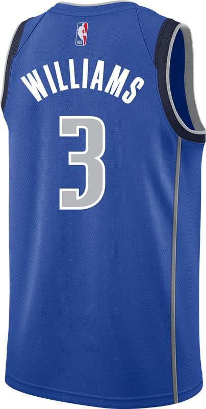 Nike Dallas Mavericks Grant Williams Icon Swingman Jersey S / Game Royal