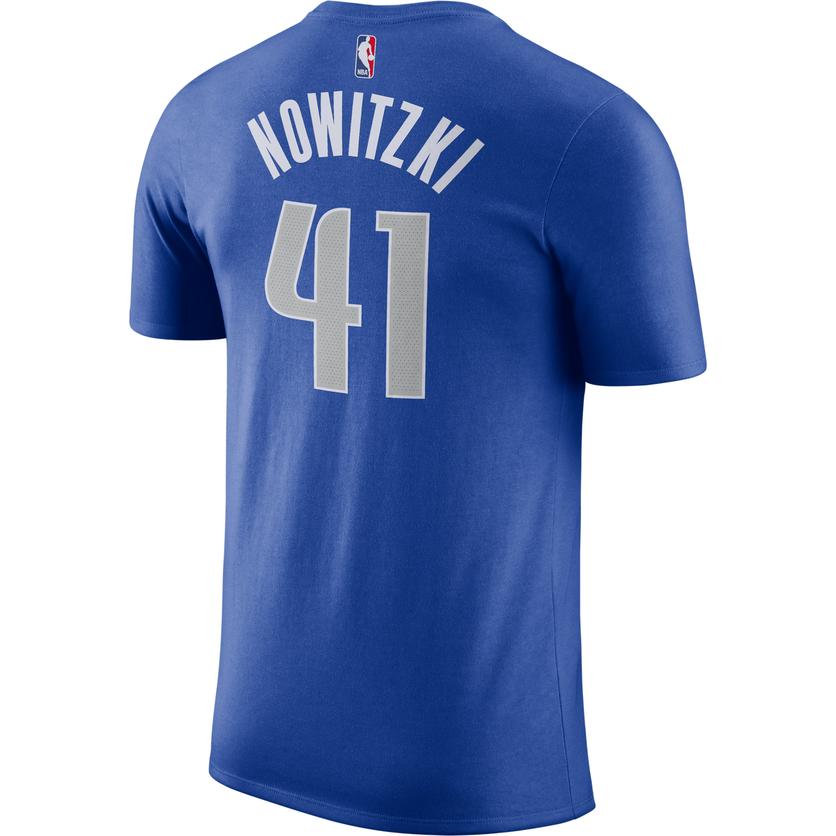 Men's Dallas Mavericks Dirk Nowitzki adidas Gray Name and Number Long  Sleeve T-Shirt