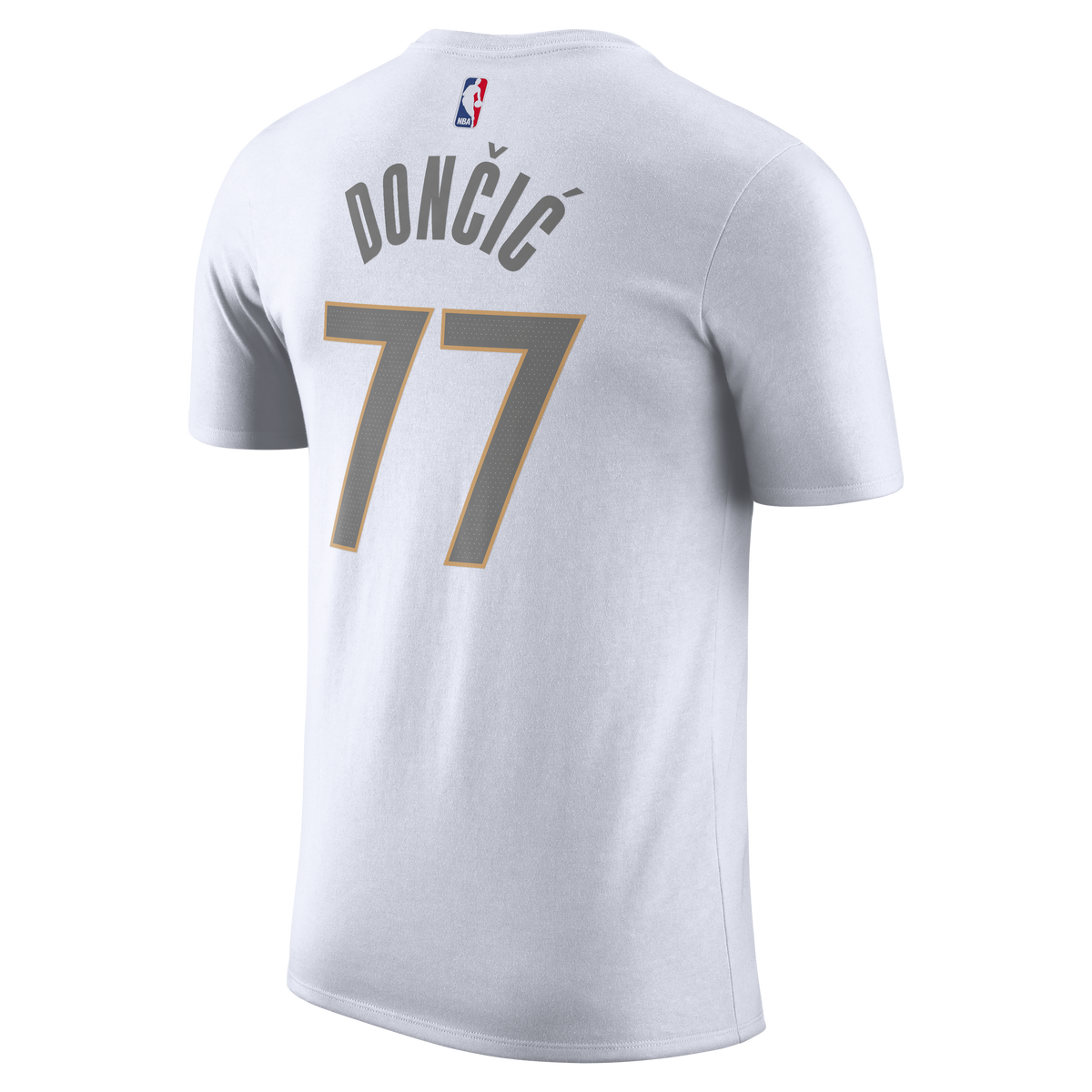 Luka Doncic Dallas Mavericks Nike Youth 2019/20 City Edition Name & Number  T-Shirt - Blue