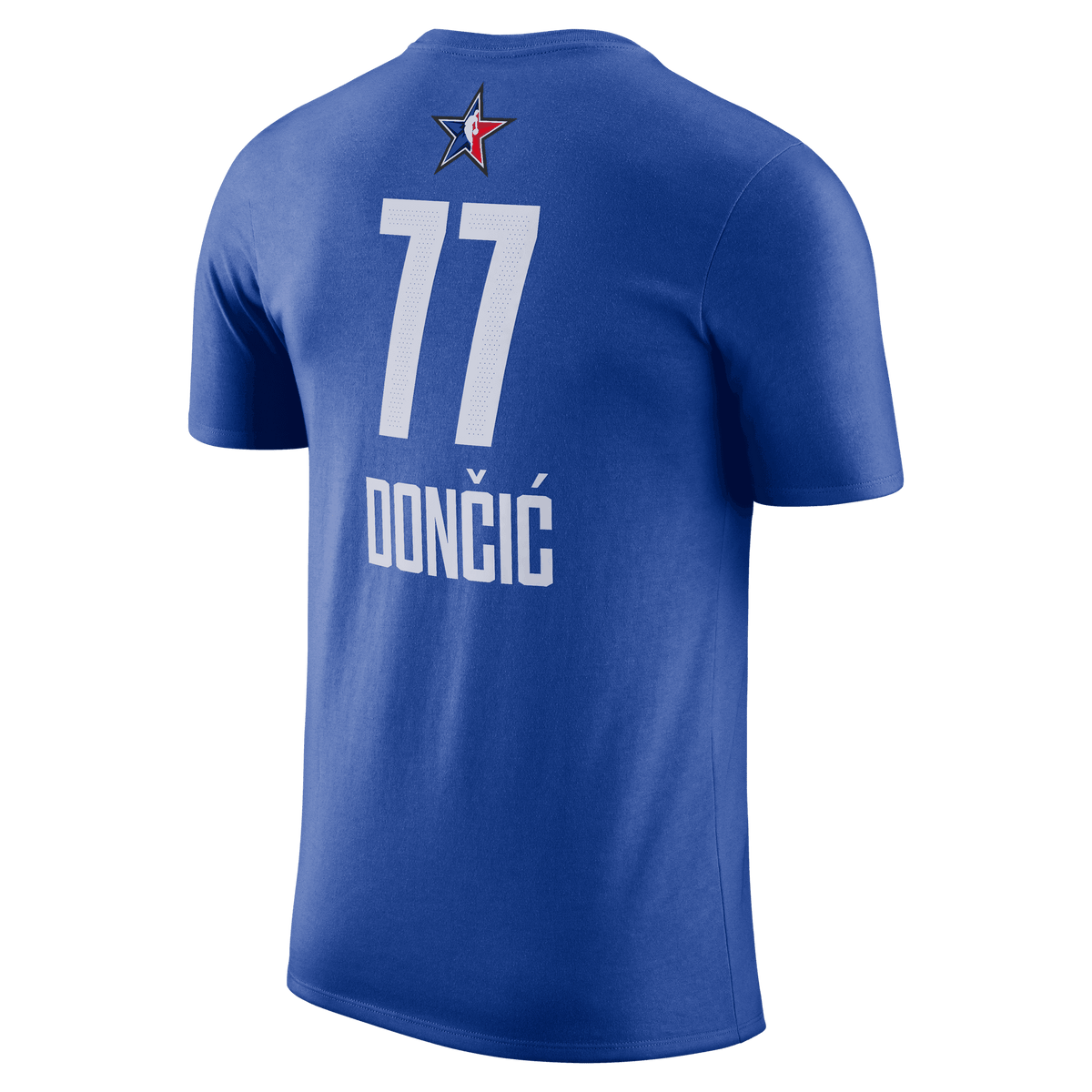 Luka Doncic Jordan Brand Youth 2020 NBA All-Star Game Name & Number T-Shirt  - Red