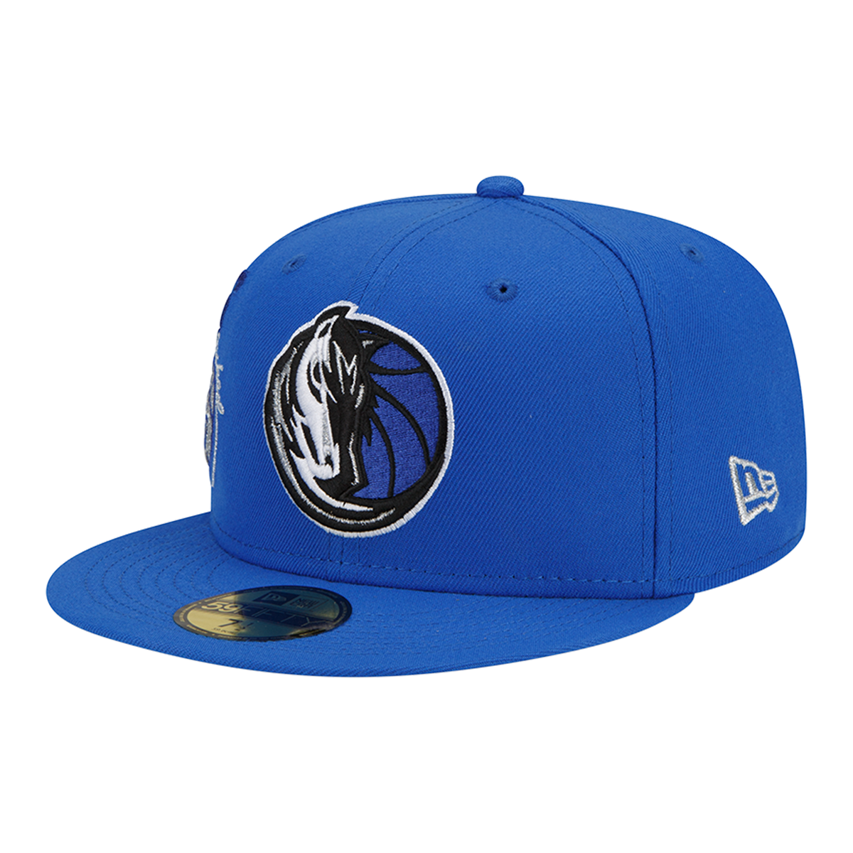 DALLAS MAVERICKS NEW ERA 5950 BACK HALF BLACK FITTED CAP –