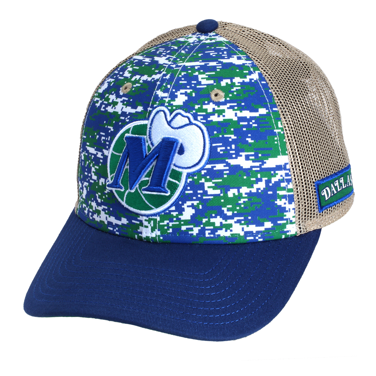 Dallas Mavericks HWC Digital Camo Snapback Cap