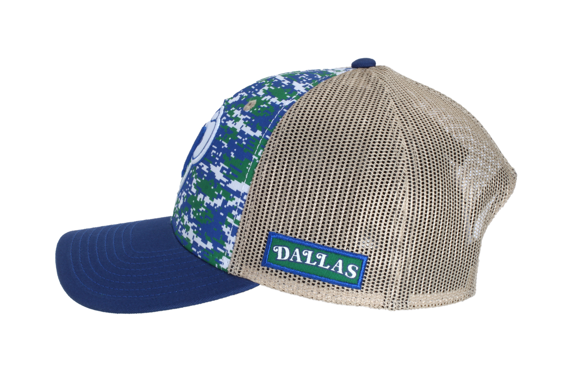 DALLAS MAVERICKS HWC DIGITAL CAMO SNAPBACK CAP –