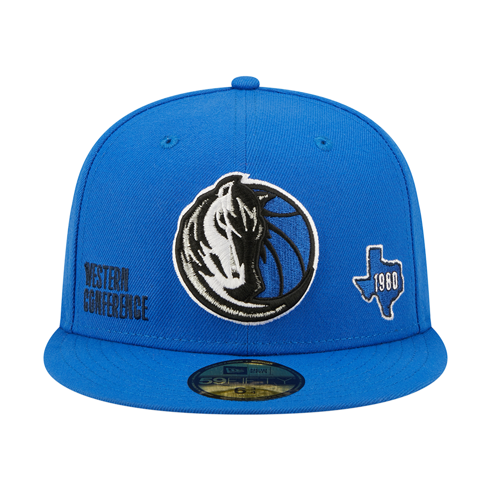 Dallas Mavericks New Era 2022 Horse Head Team Neo Fitted Cap M/L / Royal/Grey