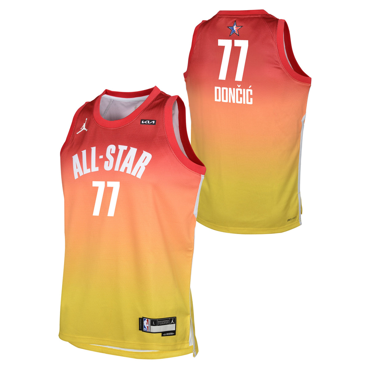 2023 NBA All-Star Doncic #77 Jordan Swingman Jersey (L)