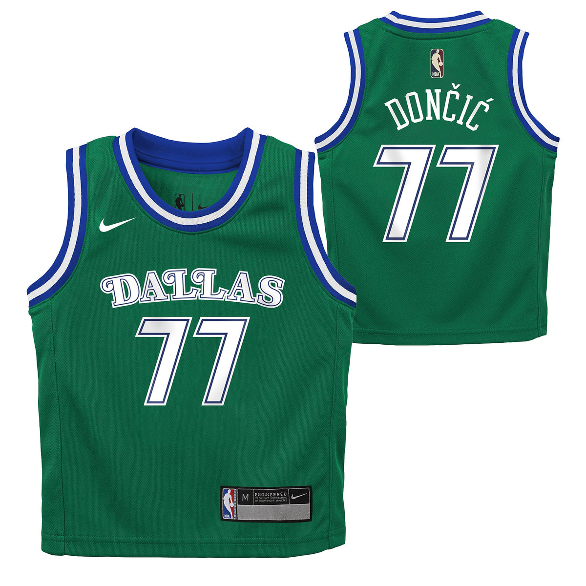 Luka Doncic Dallas Mavericks Nike Hardwood Classics 2020/21 Swingman Jersey - Classic Edition – Green