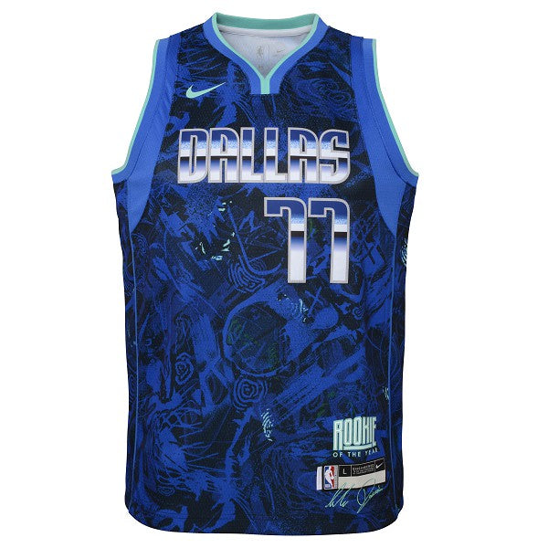 Youth Dallas Mavericks Luka Doncic Nike Blue Swingman Jersey Jersey - City  Edition