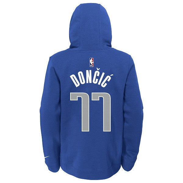 Men's Jordan Brand Luka Dončić Navy Dallas Mavericks Statement Name & Number Pullover Sweatshirt Size: Small
