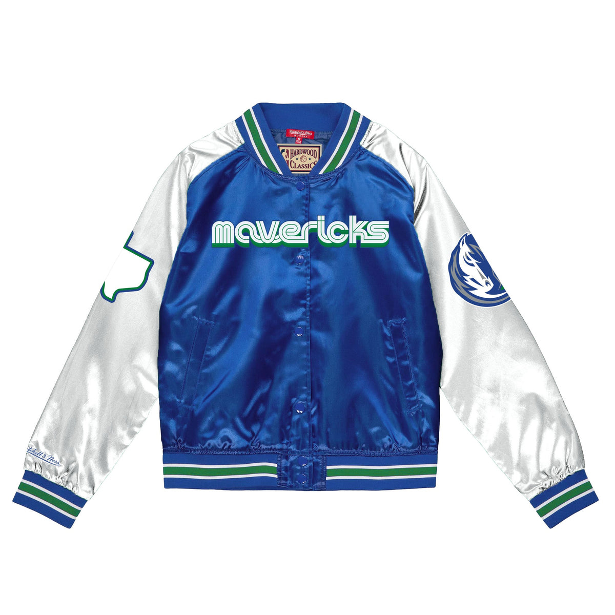 Product Detail  MITCHELL & NESS LIGHTWEIGHT SATIN JACKET - White - S