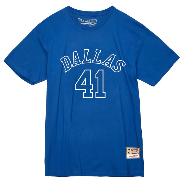 mitchell and ness Dallas Mavericks Retro T Shirt New Nwt Women's Medium  Dirk Nba