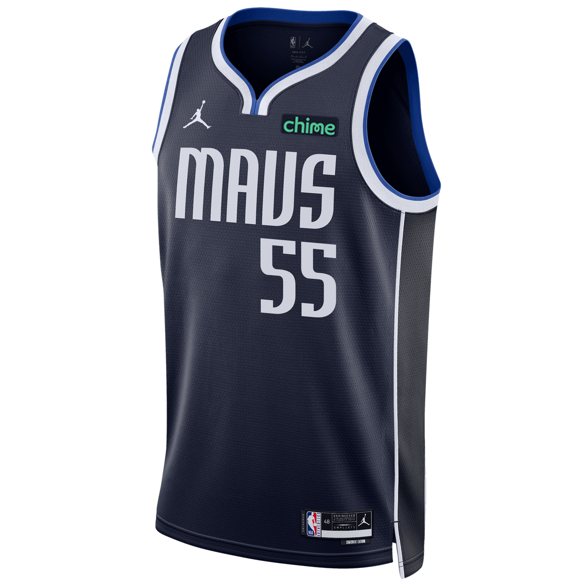 DALLAS MAVERICKS DERRICK JONES JR. STATEMENT SWINGMAN JERSEY ...