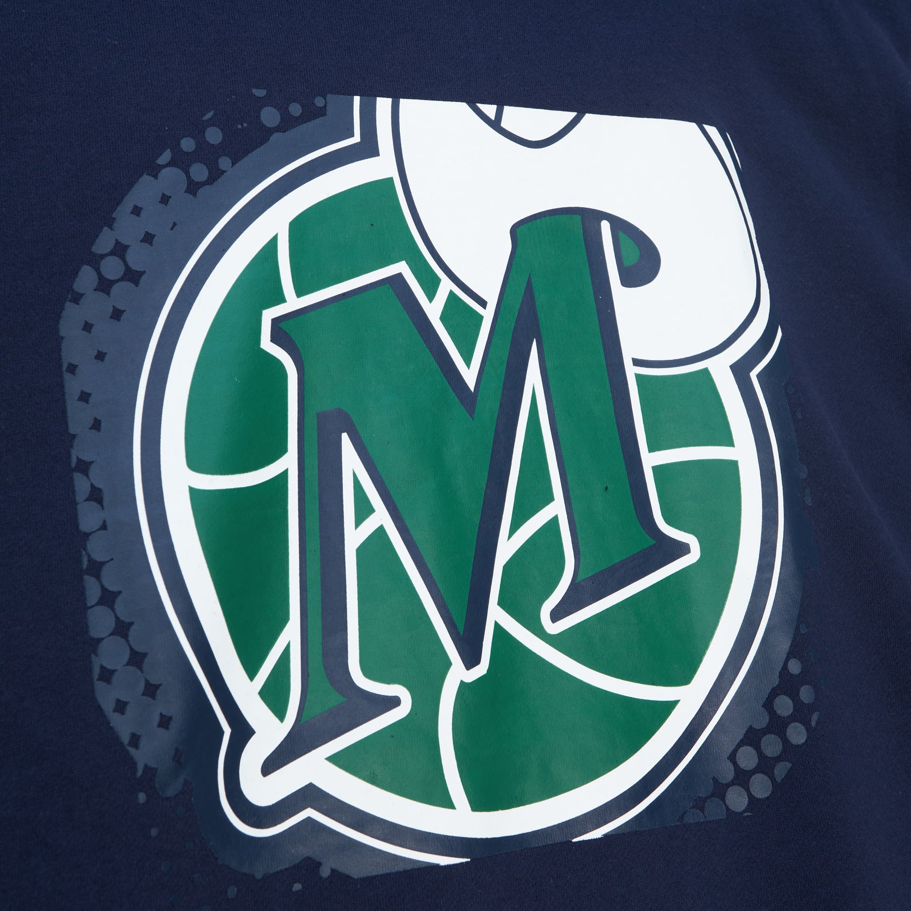 Dallas Mavericks Mitchell & Ness 23 Big M-HAT Hockey Jersey M / Navy / Green
