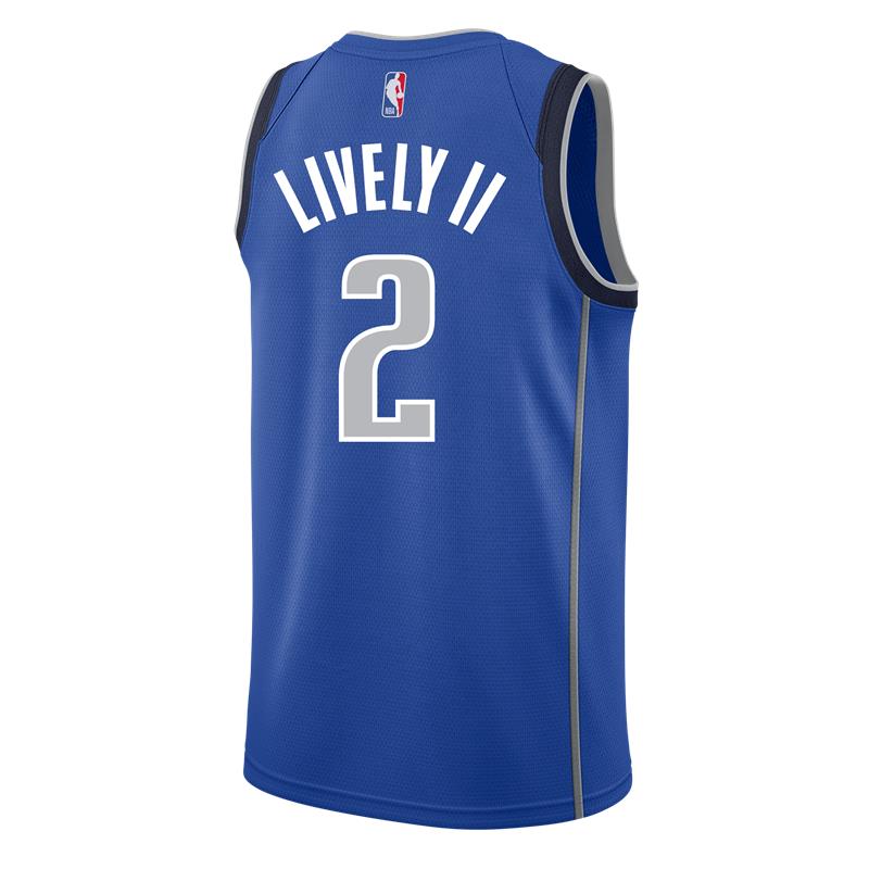 DALLAS MAVERICKS DERECK LIVELY II ICON SWINGMAN JERSEY – DallasMavs.Shop