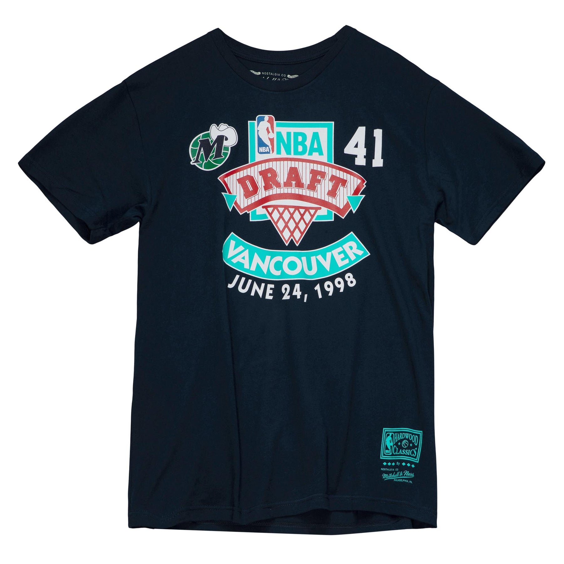 Vintage NBA Draft Dallas Mavericks Dirk Nowitzki T-Shirt