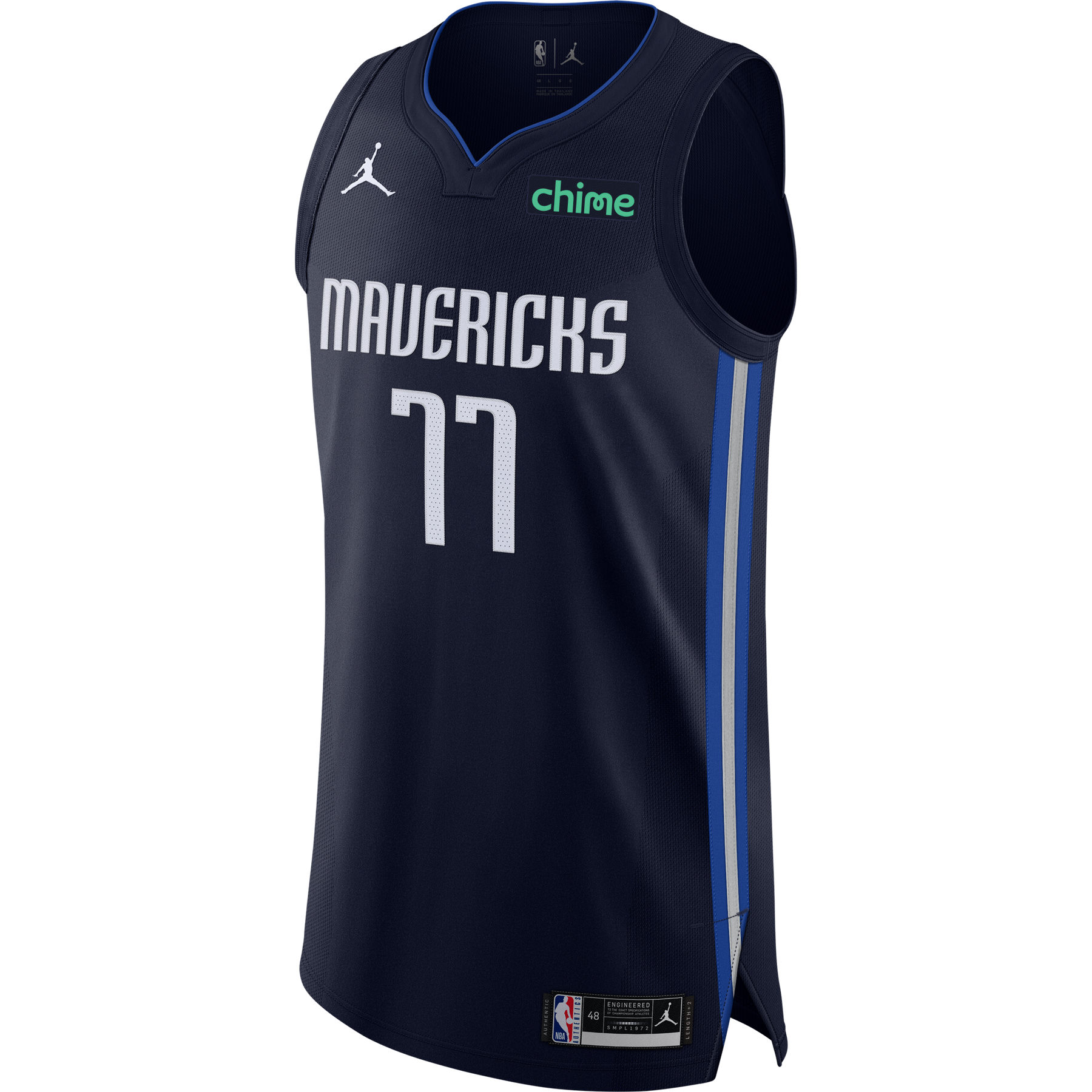 Dallas Mavericks Jordan Kids Name T-Shirt Luka Doncic 'Navy