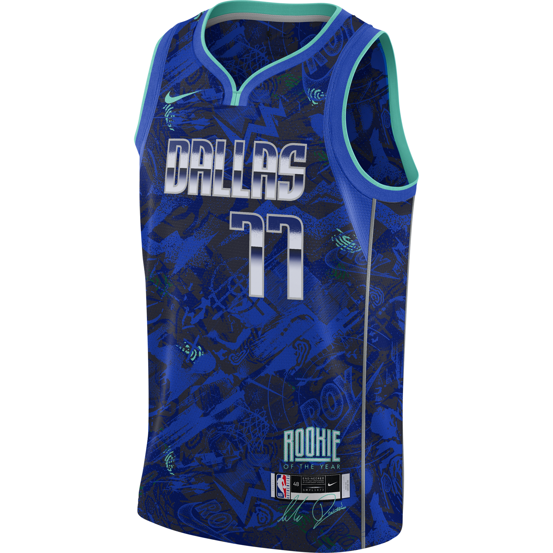 Men's Dallas Mavericks Luka Doncic Nike Blue Select Series Rookie of the  Year Swingman Jersey