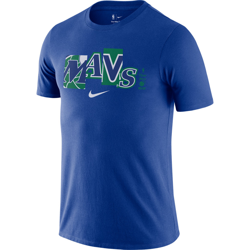 Nike Men's 2021-22 City Edition Dallas Mavericks Green Dri-Fit Pregame Shirt, Large