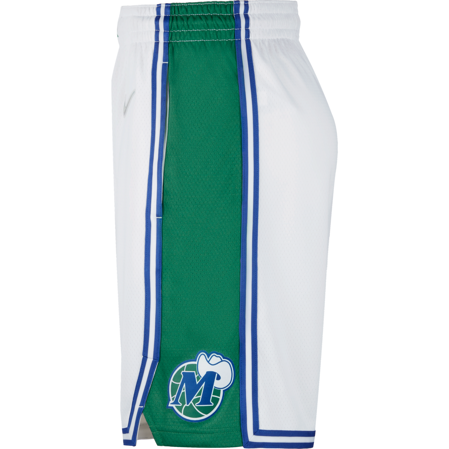 Dallas Mavericks Nike Youth 2020/21 City Edition Swingman Shorts - White