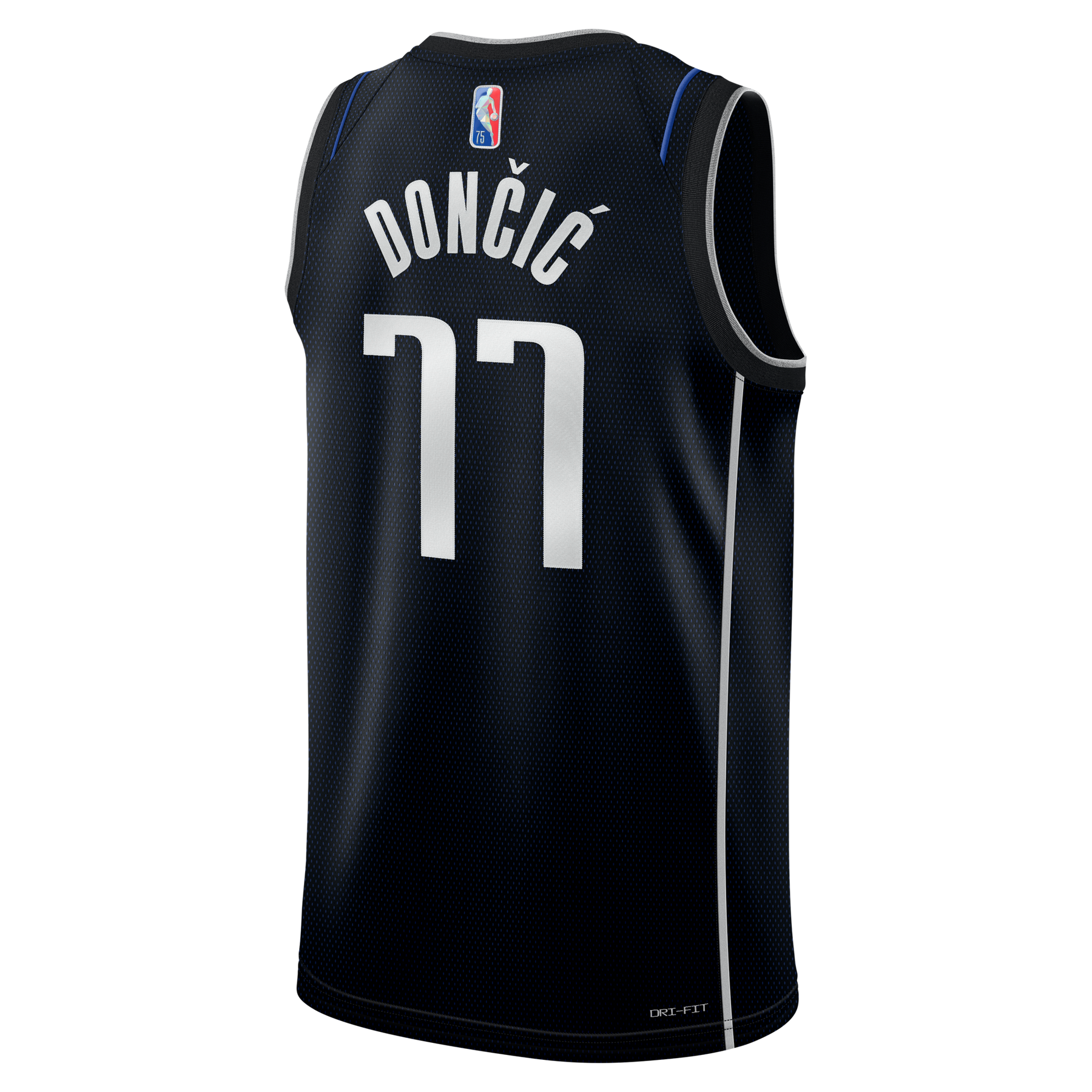 Luka Doncic #77 Dallas Mavericks NBA Men's Black Jersey