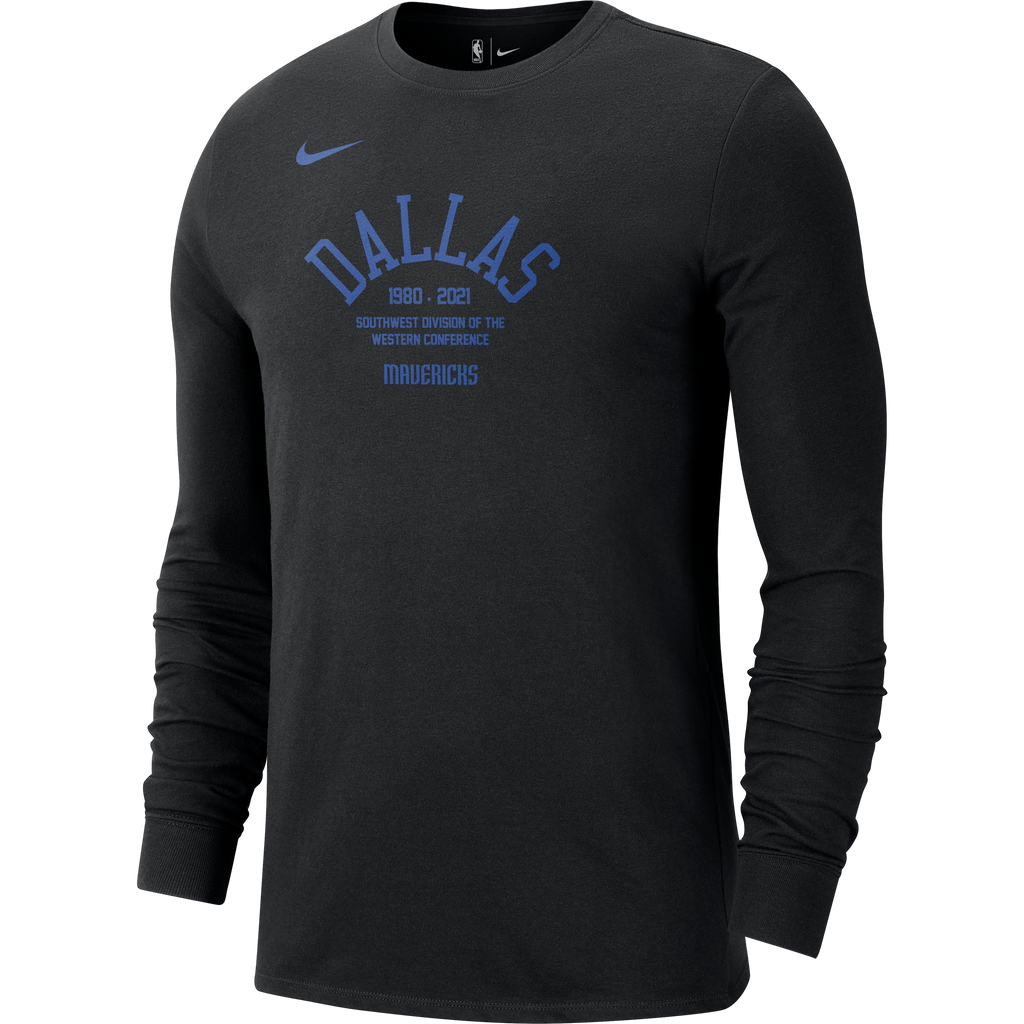 Dallas Mavericks City Edition Men's Nike NBA Long-Sleeve T-Shirt