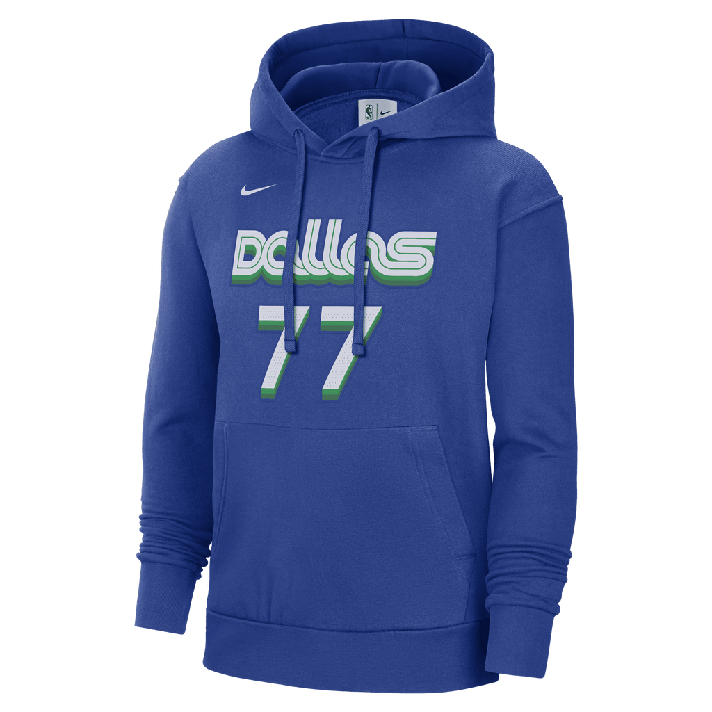 Dallas Mavericks Nike Luka Dončić Gray Name & Number Hoodie XS / Hthr Grey