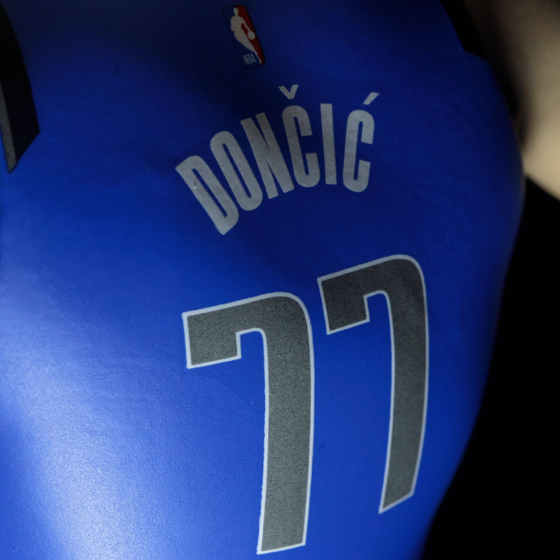 NBA Small Stars Luka Doncic Action Figure Mavericks Statement Edition Navy  - US