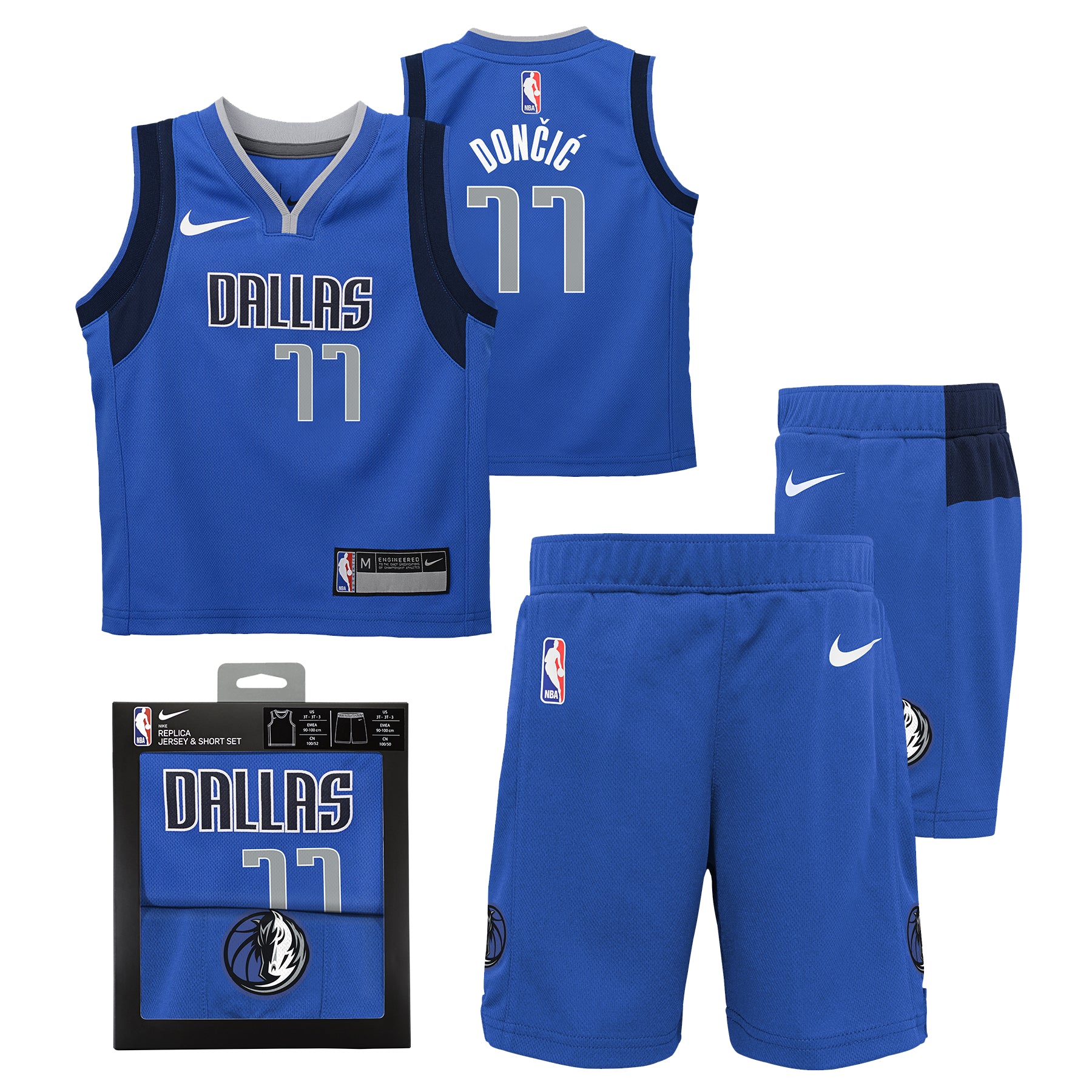 Nike NBA Swingman Mavericks Icon Edition Luka Doncic Kids Basketball Jersey, GmarShops