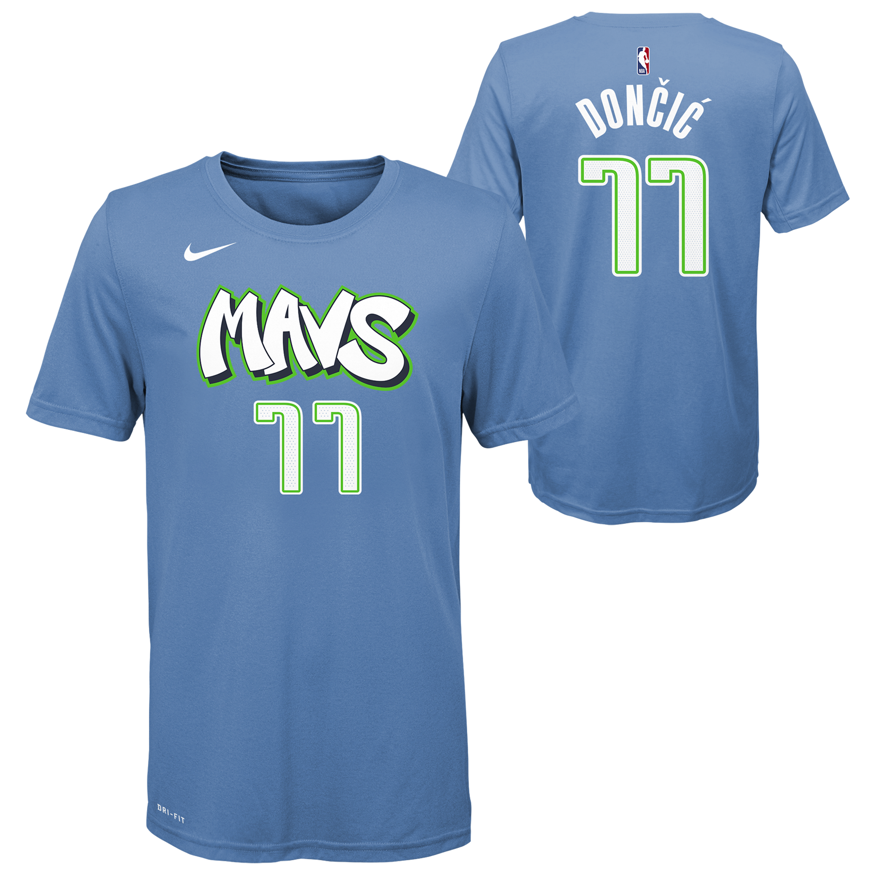 Luka Doncic Dallas Mavericks Nike CIty Edition Player Name T-Shirt Men's  Medium