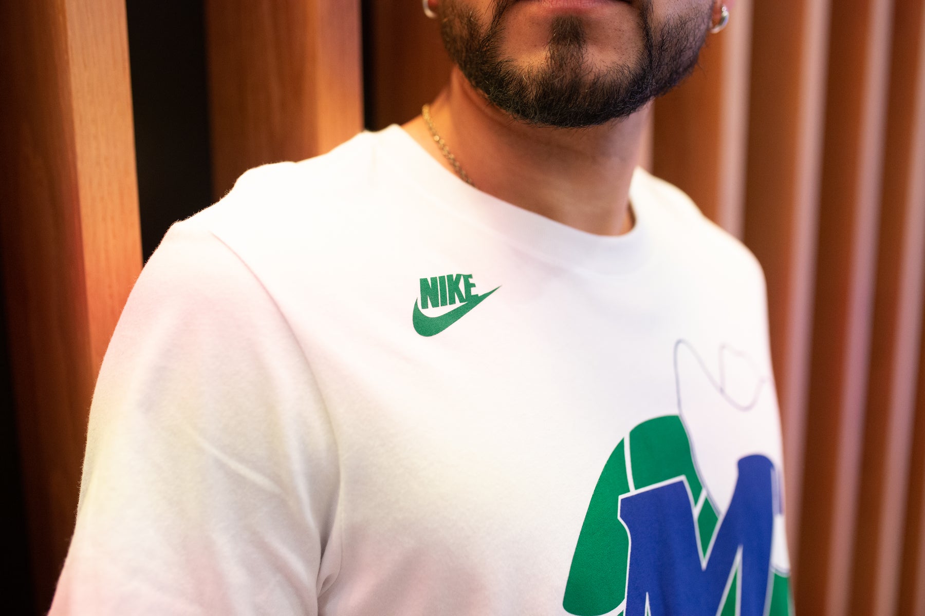 Nike Men's Bucks City Edition Logo Tee Royal Size M | MODA3